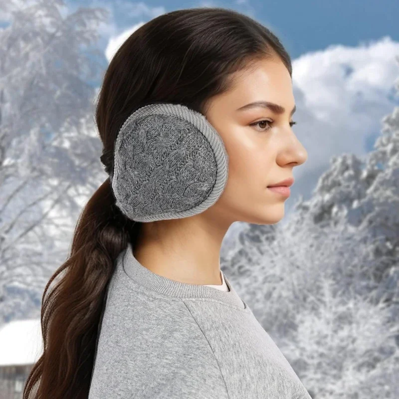Winter Outdoor Ear Warmer Windproof Earmuffs Thicken Plush Warm Fleece Earmuff Cycling Adjustable Warmer Soft Ear Muffs warm earmuffs,fur earmuffs