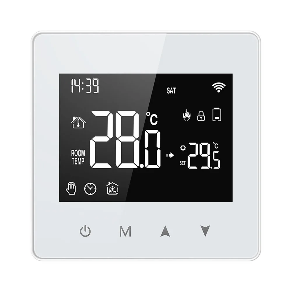 

Remote Control Smart Thermostat For Gas Boiler Temperature Controller Weekly Programmable Durable High Quality