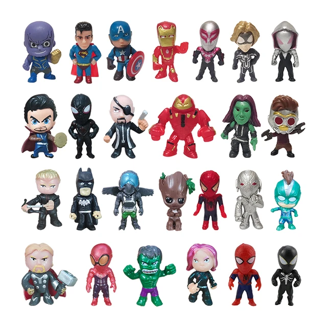 Mini Figurines Marvel Avengers Pour Enfants, Jouets D'action