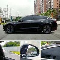 300cmx50cm 5%-50% Black Car Window Foils Film Auto Home Window Glass Summer Solar UV Protector Sticker Films Autos 2