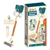 Kids Vacuum Cleaner Toy Pretend Play Vacuum Cleaning Toy Fun Parent-Child Interactive Sweeping Toy With Music And Lights for 1