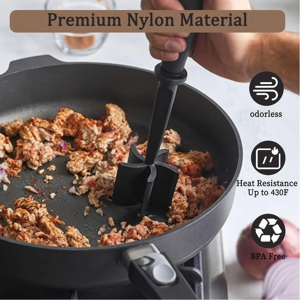 This Hamburger Meat Chopper Makes Cooking Beef or Turkey a Breeze!