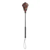 Neon Grid Pattern PU Leather Horse Whip,Horse Riding Bat Flogger Whip for Horse Training 49cm 1