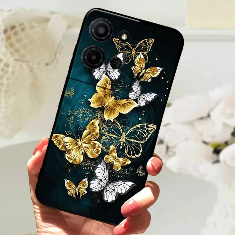 Marble Printed Shockproof TPU Matte Phone Case - Soft Protective Back Bumper Cover