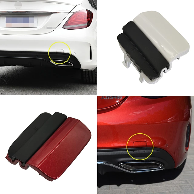 For Mercedes W205 Car Rear Bumper Tow Hook Cover Cap White For Benz C Class  Sport 2019-2021 C180 C200 C220 C250 C300 2058853303 - AliExpress