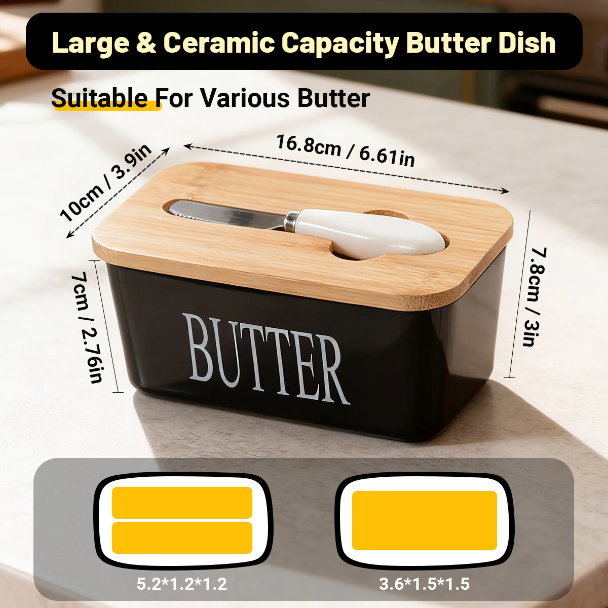 Ceramic Butter Keeper Set 5