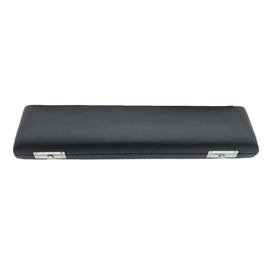 

1pc Durable 16 Holes Flute Storage Hard Case Bag Protector Black Case Only