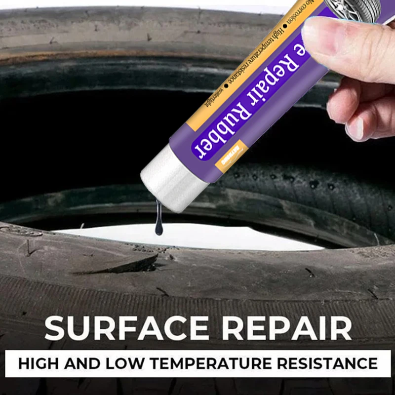 Tire Repair Black Glue Strong Rubber Wear-resistant Non-corrosive Car Instant Strong Tools Adhesive Instant Bond Repair tire repair black glue strong rubber wear resistant non corrosive car instant strong tools adhesive instant bond repair