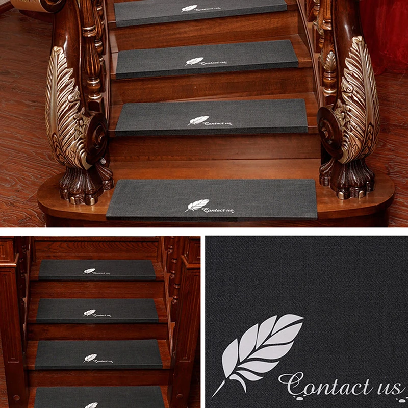 Stair Mat set indoor anti slip Stair Carpet stair treads carpet non