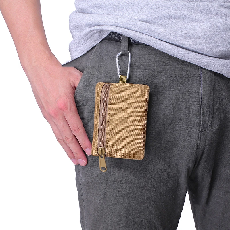 Mumisuto Tasca Tattica Portachiavi - Portafoglio Molle EDC Per Cintura, Nylon, Moschettone, Ideale Per Outdoor - Foto 10