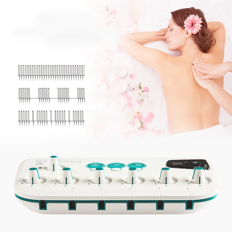 6 channels Electric Hwato SDZ-4 Low-Frequency Electro Acupuncture Stimulator Acupuncture Needle Treatment for Nerve and Muscle
