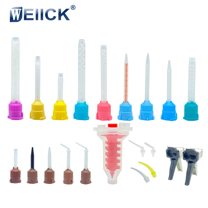 50pcs/pack Disposable Dental Impression Mixing Tips Mixing Tube