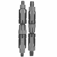 Aquarium Double Tap Connector Aquarium Water Control Valve Fish  Hose Pipe Quick Release Double Tap Connector 1
