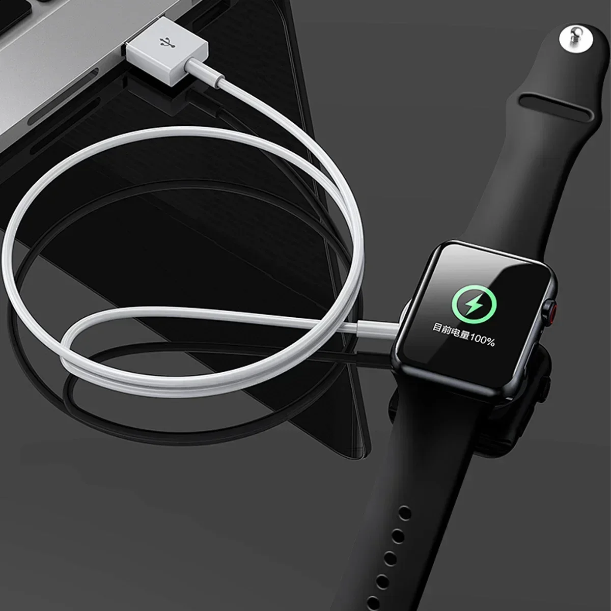 Premium Magnetic Wireless Charger for Apple Watch - Fast Charging Cable Accessory