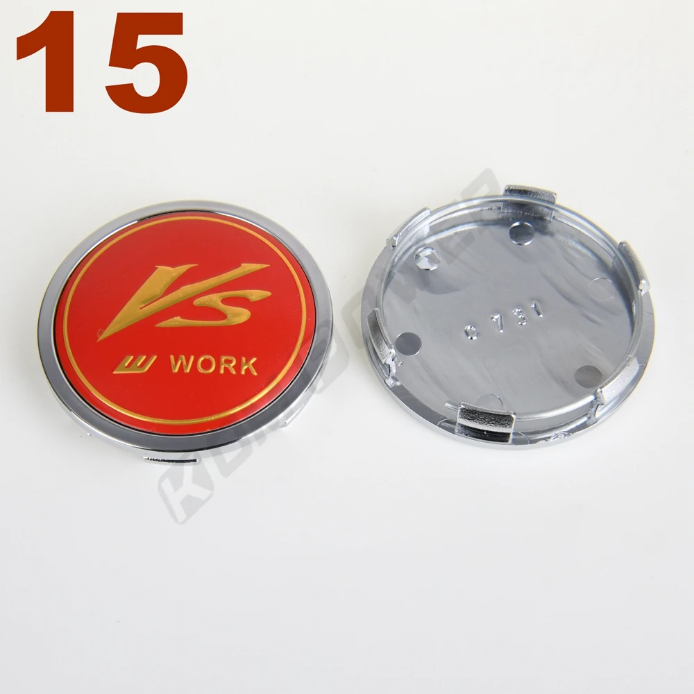 ワーク純正 センターキャップ 正規品 本物 試着のみ 直径60mm 4 個 OD