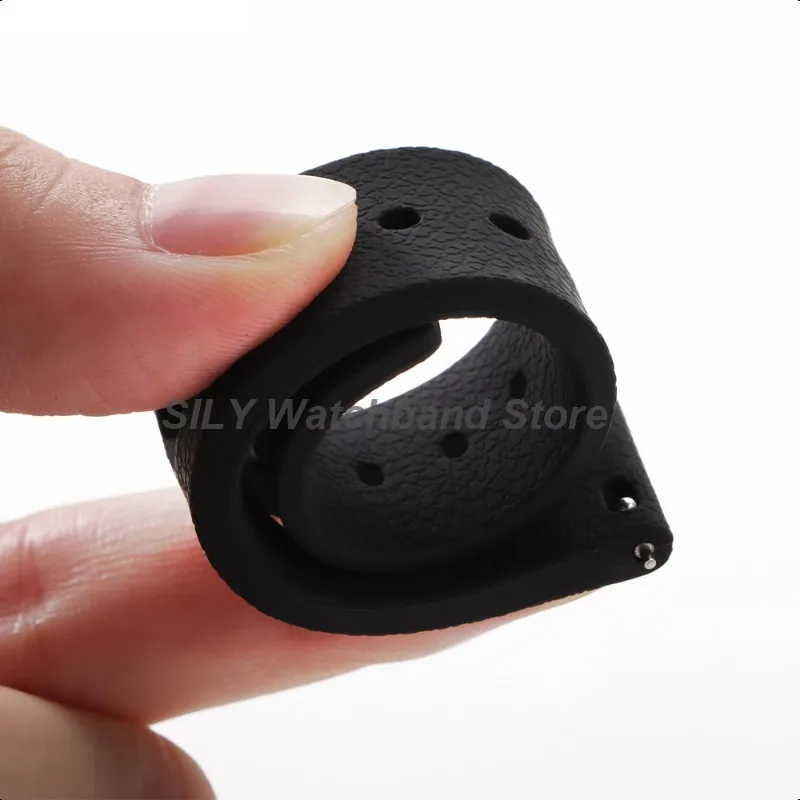 Universal Soft Tropical Silicone Smart Watch Band - Quick Release, Breathable Design