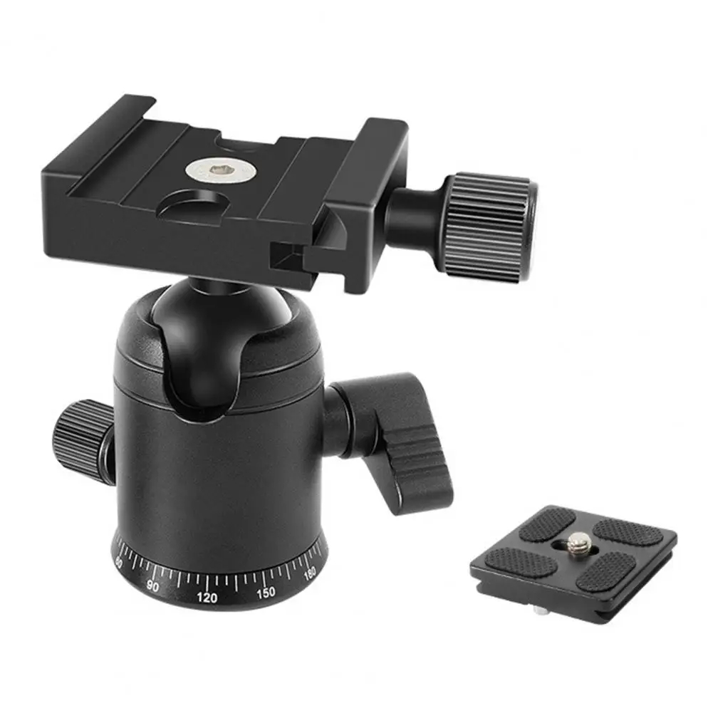 Tripod Ball Head 360 Degree Rotatable Aluminum Alloy Universal Panoramic Mini Tripod Ball Head for Outdoor