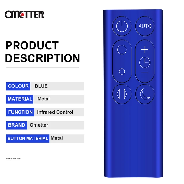 OMEETTER 원격 제어 컨트롤: 다이슨 블레이드리스 팬과 공기 청정기용 필수품