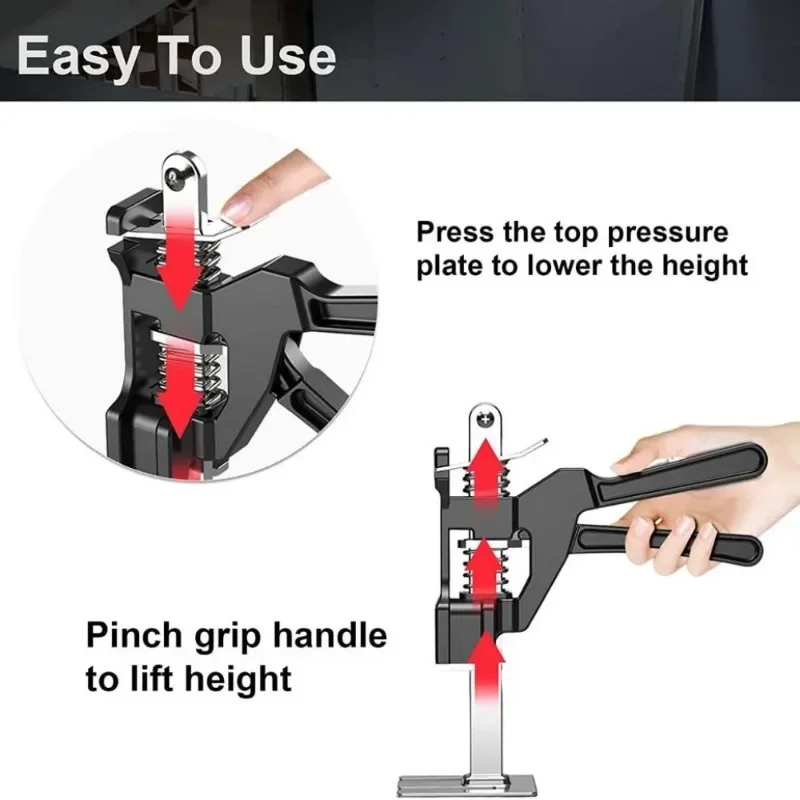 2PCS New Hand Lifting Tool Labor-Saving Arm Jack Door Panel Drywall Lifting Cabinet Board Lifter Tile Height Adjuster