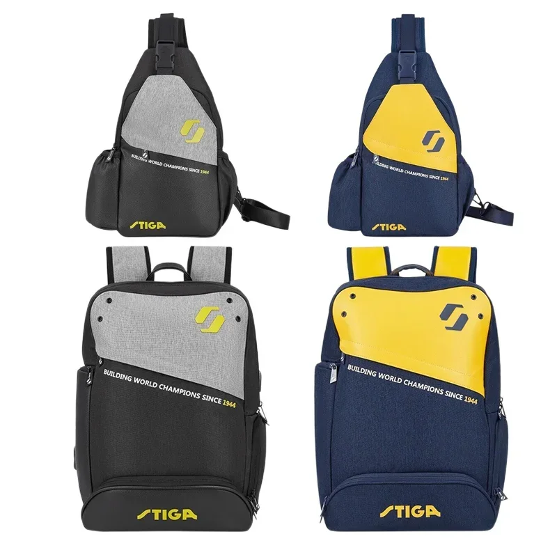 Stiga Table Tennis Bag Sport Accessories Ping Pong Multi-functional Trainer Bags Sports Backpack Valise CP-94531
