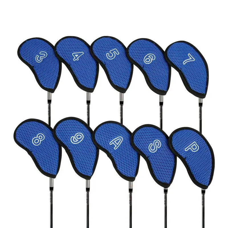 

Golf Club Covers 10PCS Corresponding Number Tags To Protect Clubs Durable & Stylish Golf Accessories For Drivers Woods & Hybrids