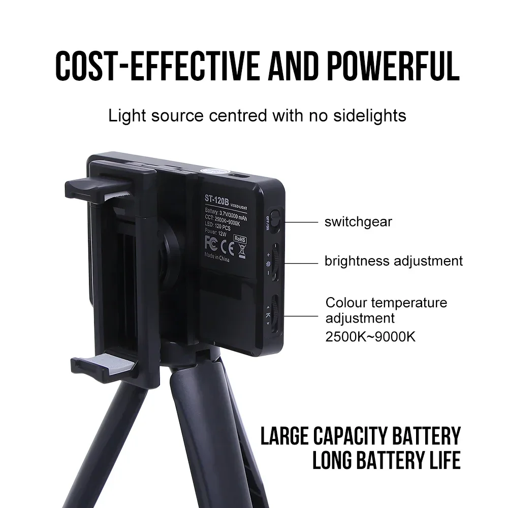 120 LED Reduce Reflected Fill Light Of Tattoos With 52mm Cpl For Cellphone Lens Circular Polarizing Filter Compatible Any Phone 5