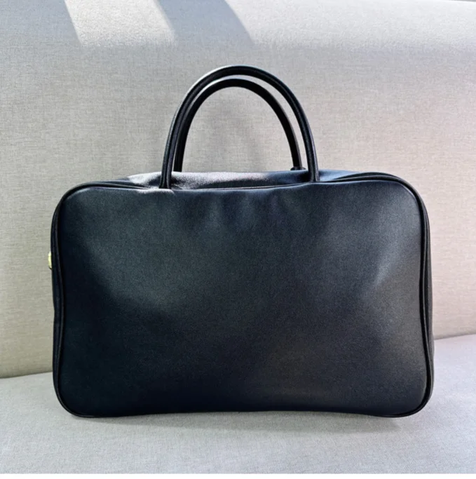 2024 Nuova valigetta in pelle Bowling Borsa a tracolla a spalla per pendolari di grande capacità Borsa da donna_voghion.com