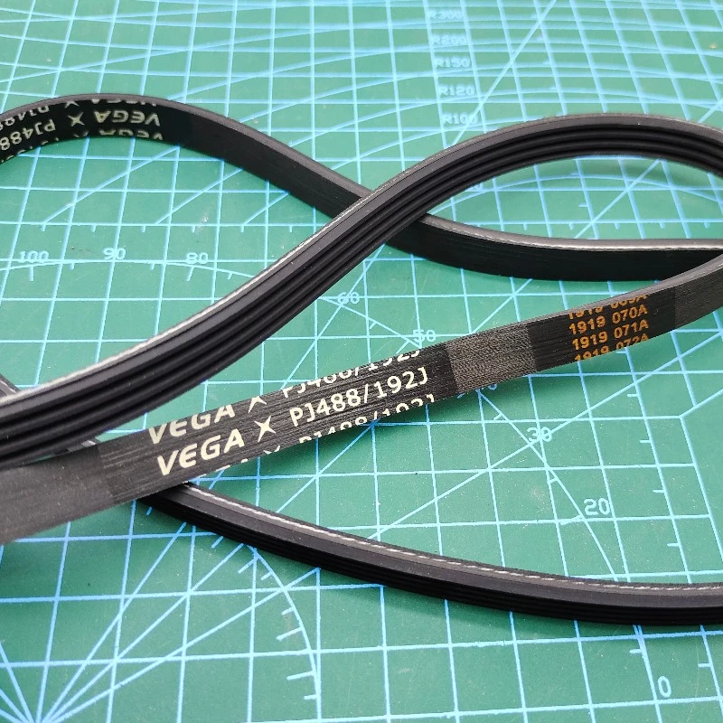 Pj488 / 192j Ribbed Drive Belt For Planer Treadmill Transmission