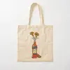 Aperol Painting Art Drawing Cotton  Canvas Bag Reusable Fabric Shoulder Bag Printed Travel Grocery Ladies Handbag Women Unisex 1