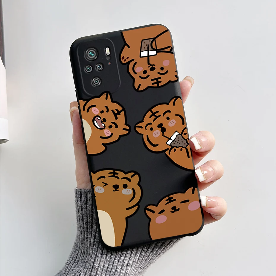 Adorable Panda & Dog Silicone Soft Cover for Xiaomi Redmi Note 10 Series