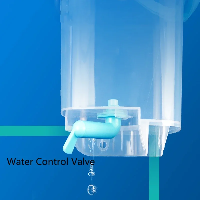 2500ml Aquarium Drip Flow Bucket Water Changing Medicine Feeding Isolation Accessories Cleaning Tool