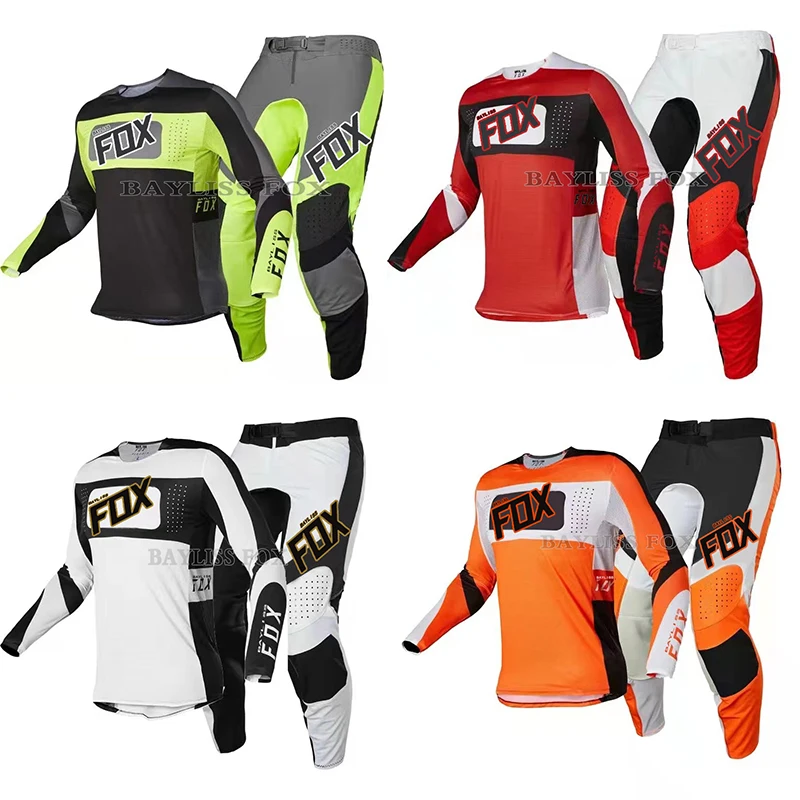 FLEXAIR MIRER Dirtbike Conjunto de ropa para hombre, Jersey Bayliss Fox