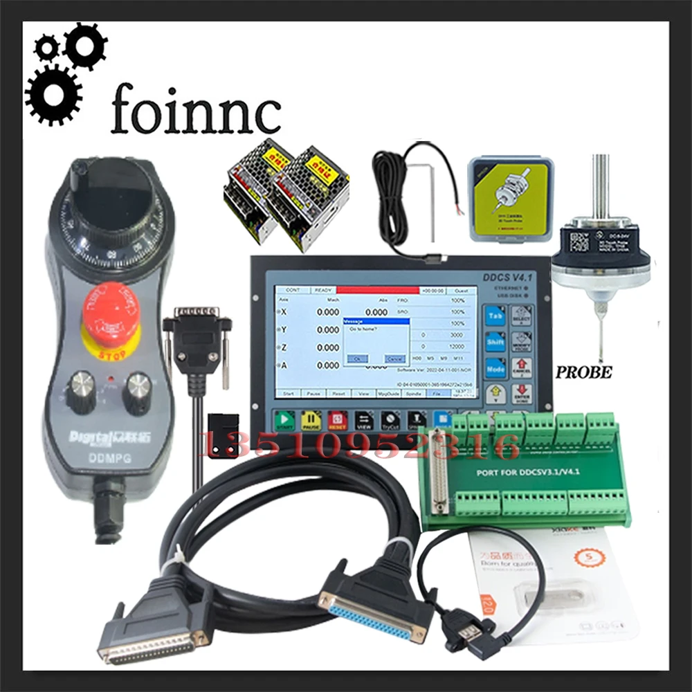 

Ddcsv4.1 3/4 осевой G-код Cnc Off-line контроллер для 3d сенсорного зонда гравировального и фрезерного станка с аварийной остановкой Mpg
