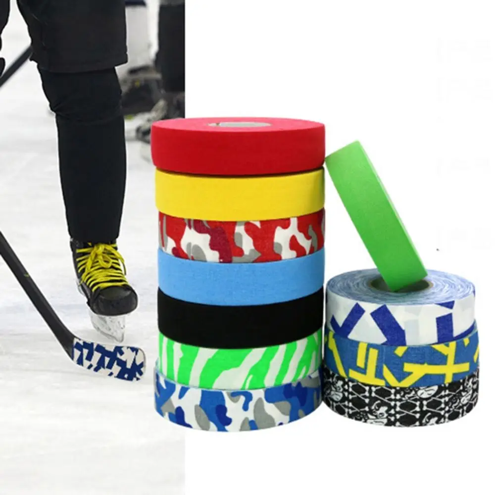 Polyester Ice Hockey Grip Tape Durable Anti-slip Wear-resistant Athletic Sport Tape 2.5cm*25m Hockey Stick hockey tape