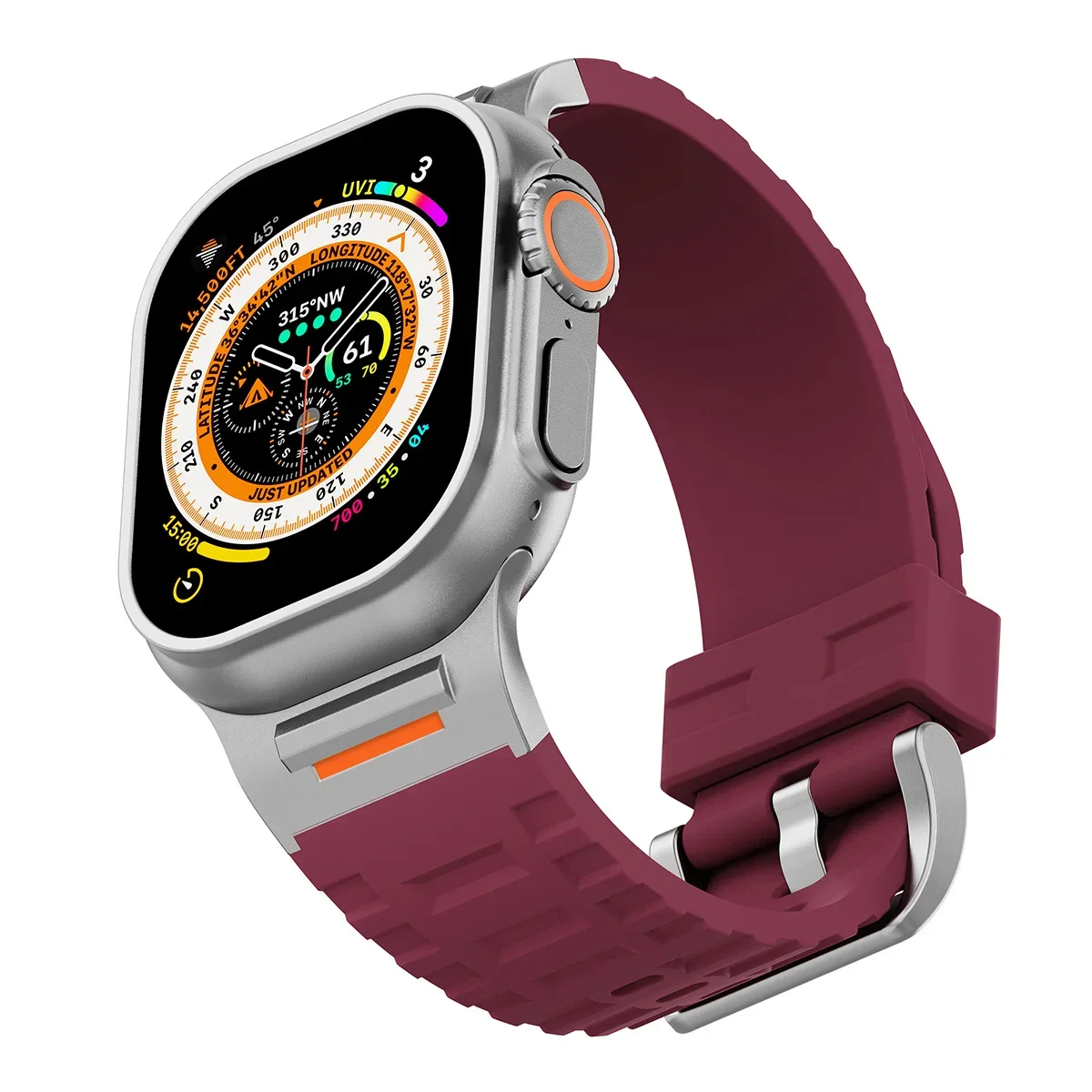Luxury Sport Silicone Band for Apple Watch - Soft and Stylish Bracelet Strap