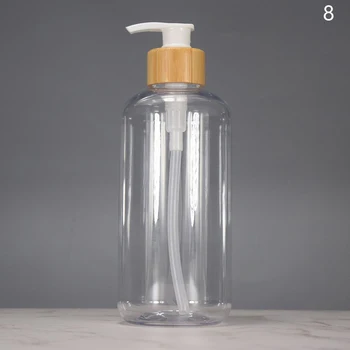 1 ชิ้นพลาสติกชุดเครื่องจ่ายสบู่เคาน์เตอร์ขวดโลชั่นห้องน้ํารีฟิลขวดเปล่าสําหรับแชมพู Body Wash Hair Conditioner 12