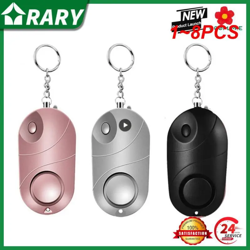 

1~8PCS Self Defense Alarm 130dB Emergency Alarm Girl Women Security Alert Personal Safety Scream Loud Keychain