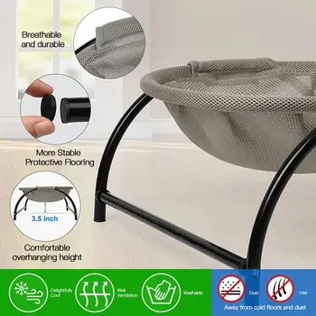 Cat Bed Pet Hammock Bed, Pet Sleeping Bed, Washable Comfortable Stable Cat Pet Sofa Bed 2