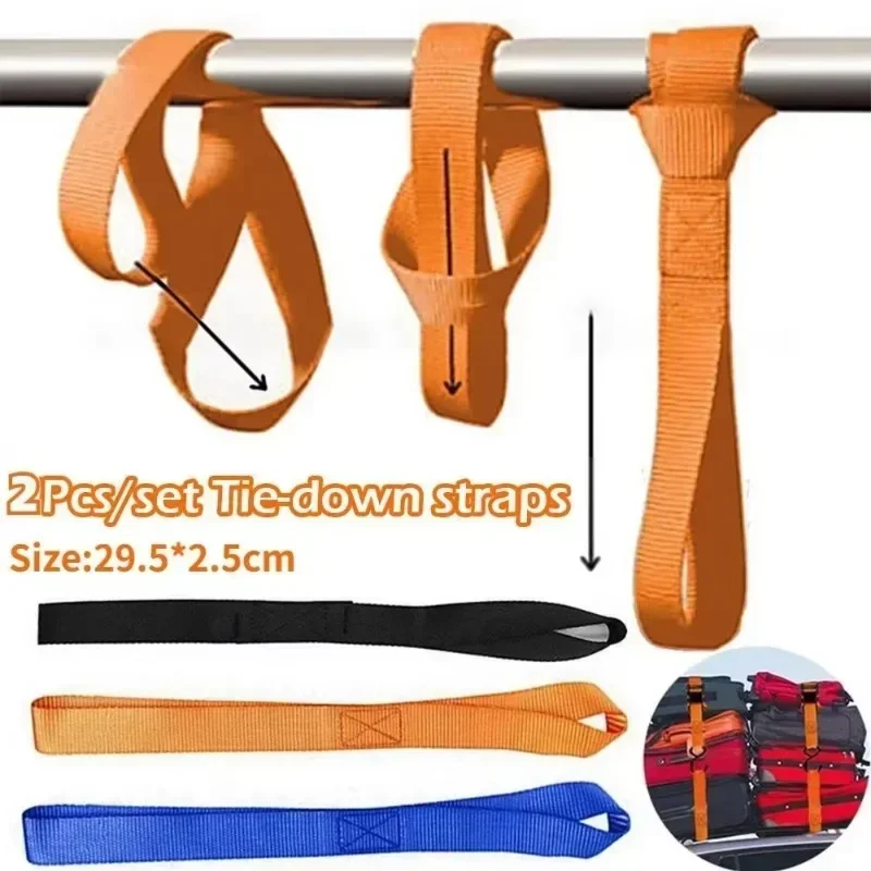 Soft Loop Tie Down Straps 2Pcs Securing ATV Motorcycles Scooters Dirt Bikes Lawn Mutipurpose Motor Tie Downs Luggage Straps cargo straps,luggage strap,cargo tie down strap,tie down straps,lashing strap