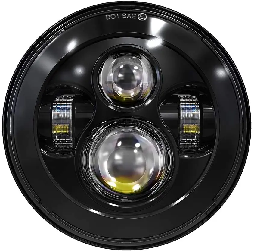 

Round 7 Inch LED Headlight Fit for Jeep JK for Harley Davidson Motorcycle