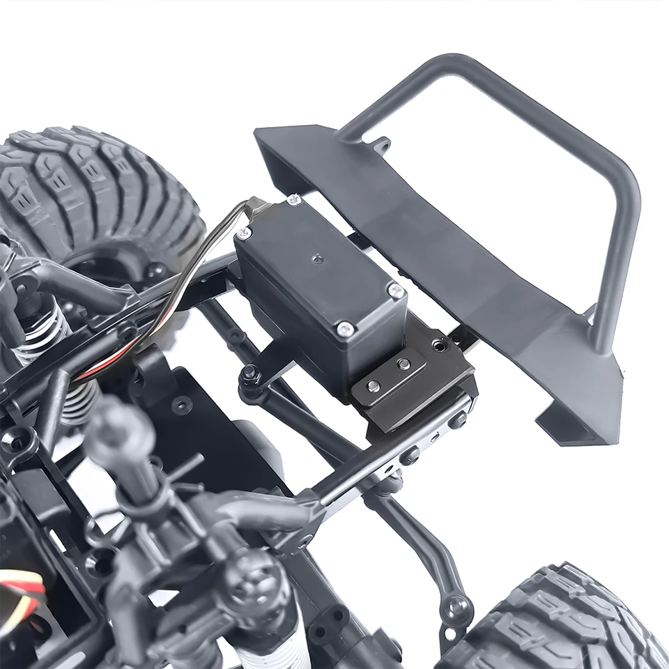 Placa Protectora De Acero Inoxidable Para Chasis De Axial SCX10 II 90046 90047, Vehículo RC 1/10, Armadura De Tren De Rodaje
