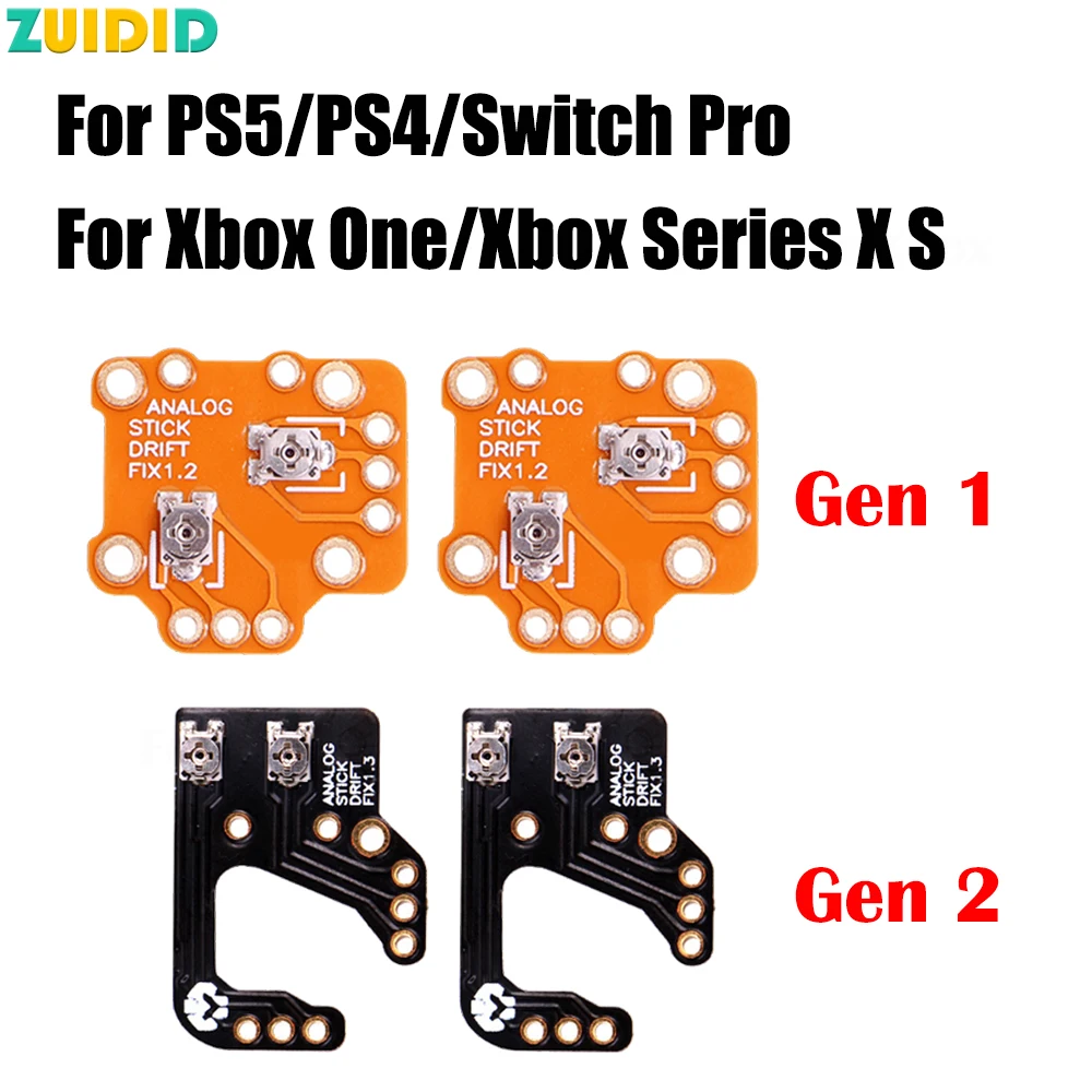 Zuidid 1 Paio Di Stick Analogici Drift Fix Pcb Flex Per Ps4 Ps5 Xbox One Series X S Per Switch Pro Gamepad Joystick Drift Repair Module