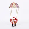 Christmas Electric Santa Claus Climbing Rope Plush Doll Creative Music Xmas Tree Decor Birthday festival Kids gifts Toys 3