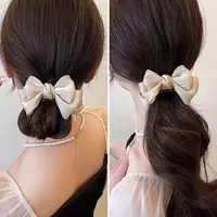Pince à cheveux avec nœud, accessoires pour cheveux, épingle à cheveux de Style pastoral pour femmes et filles 4