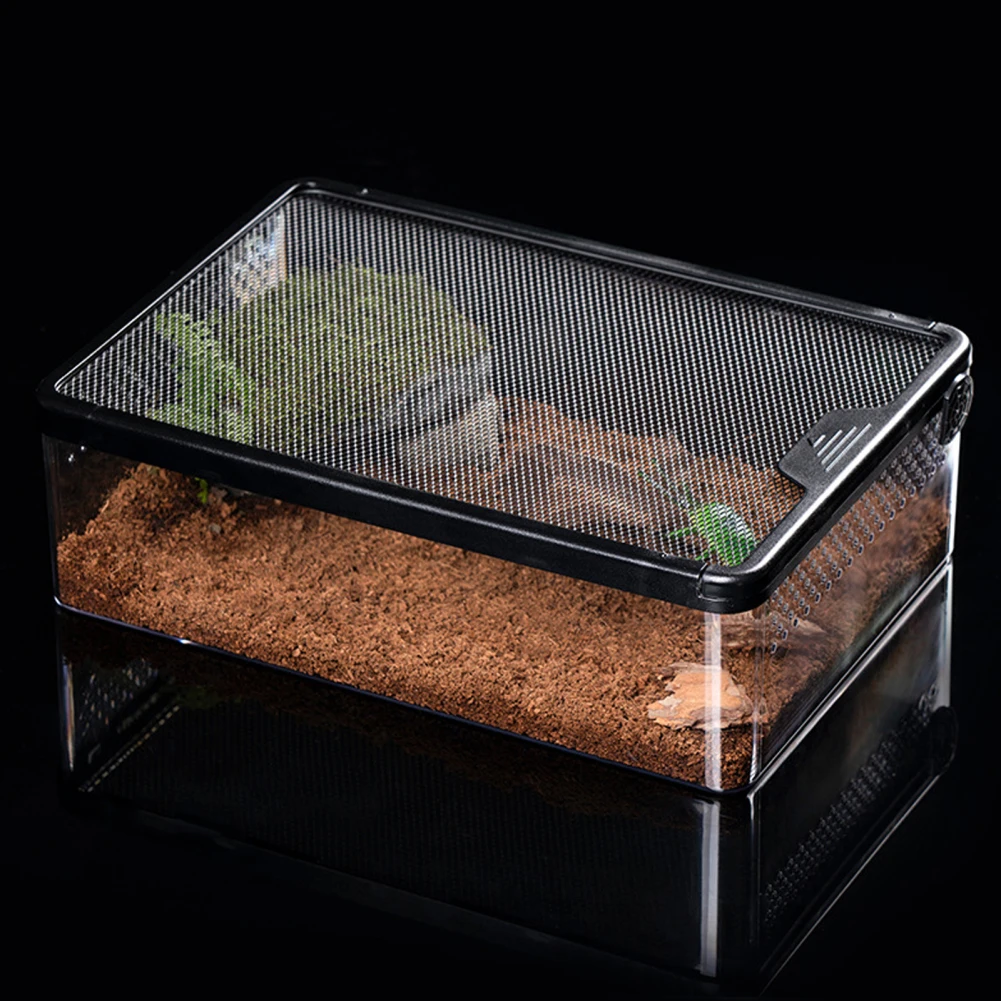 Title 3, Turtle Tank With Breathable Holes Fish Tank Mul...