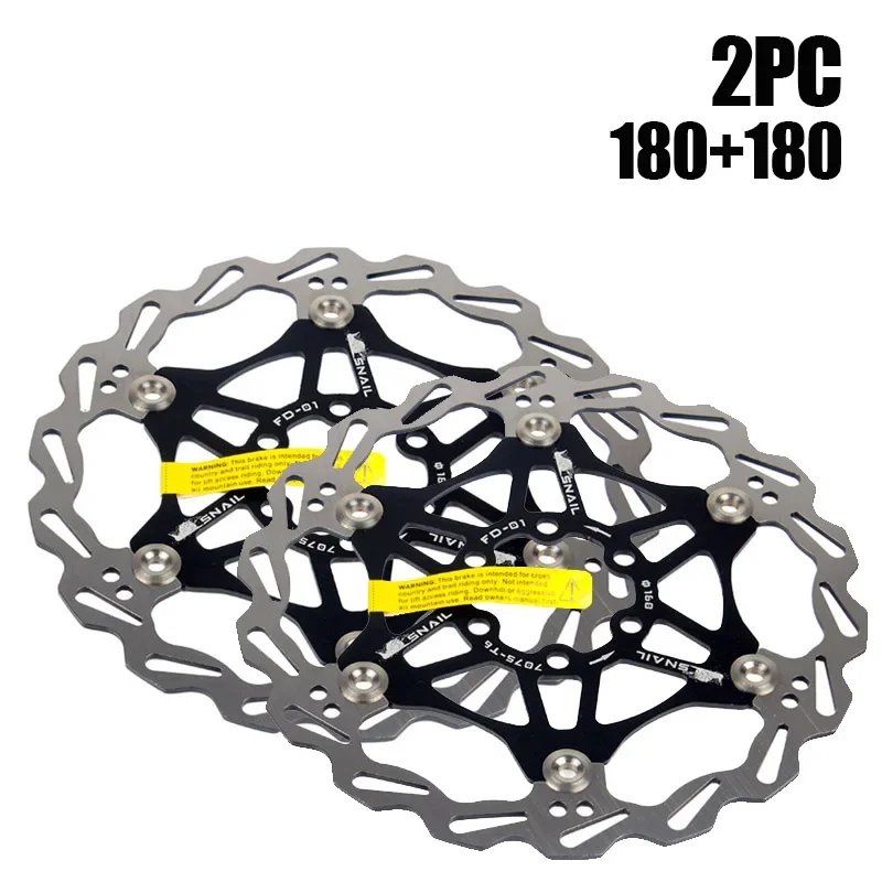 2PC 180-180mm Black