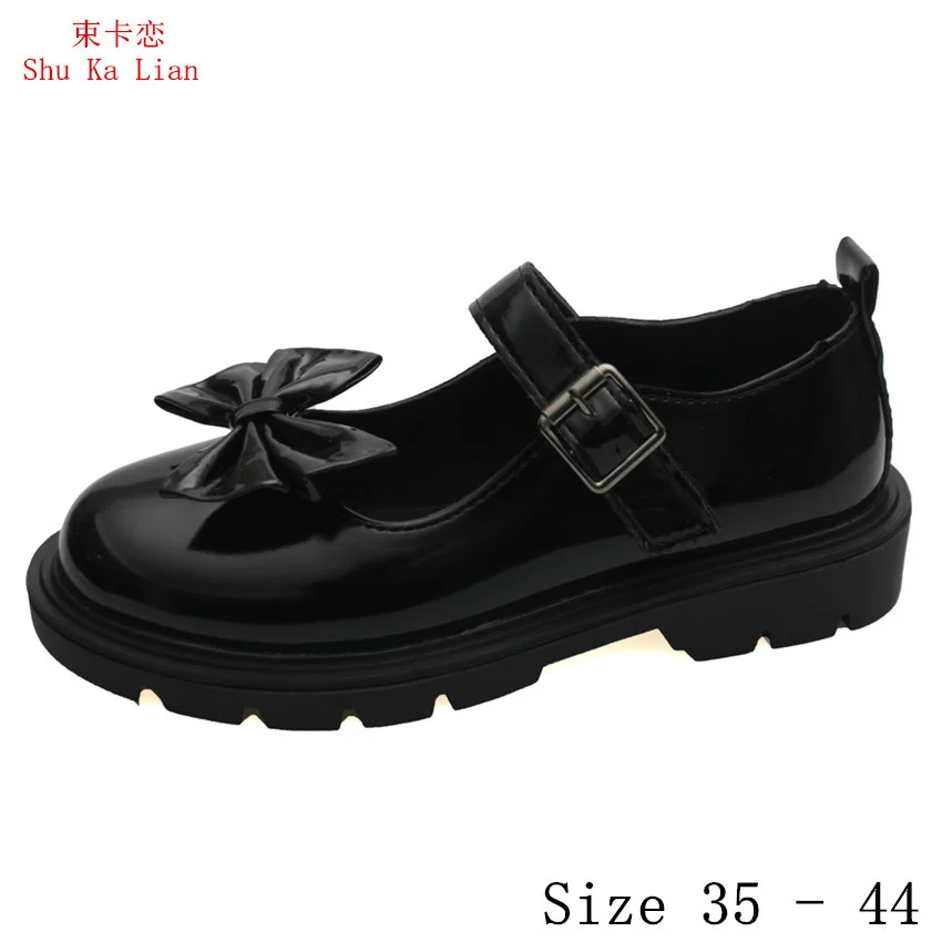 

Campus Students Slip On Flat Shoes Women Loafers Oxfords Career Shoes Woman Kitten Heels Plus Size 35 - 44