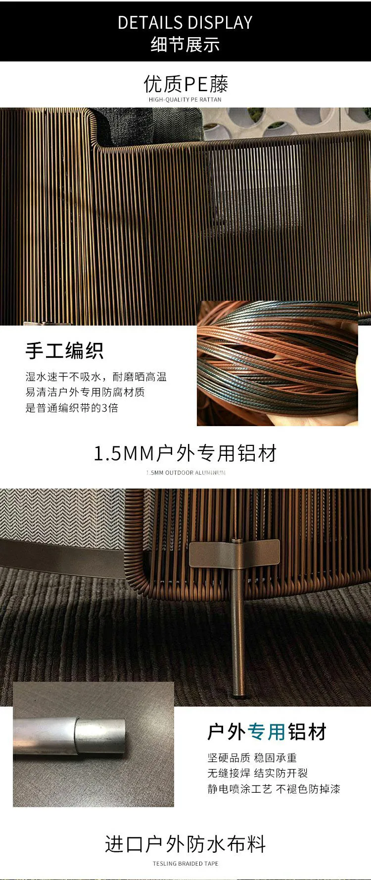European Living Room Furniture Sets Luxury Rattan Livingroom Furniture Sets Sectional Outdoor Cushions Muebles Jardin Home Decor