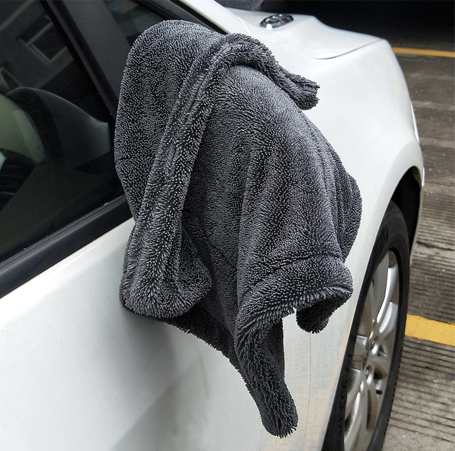 3Pcs Car Wash Towels Microfiber Washing Rag Super Absorbent Auto