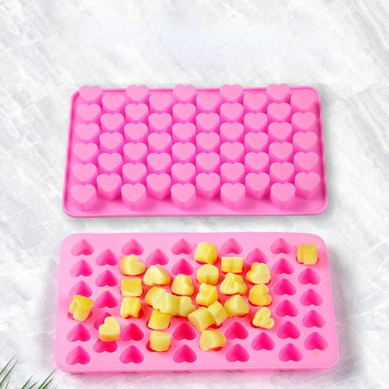 Candle mold Little Love candle mold glass/aluminum can forms for candle making kit DIY heart mousse cake chocolate baking mould party gifts